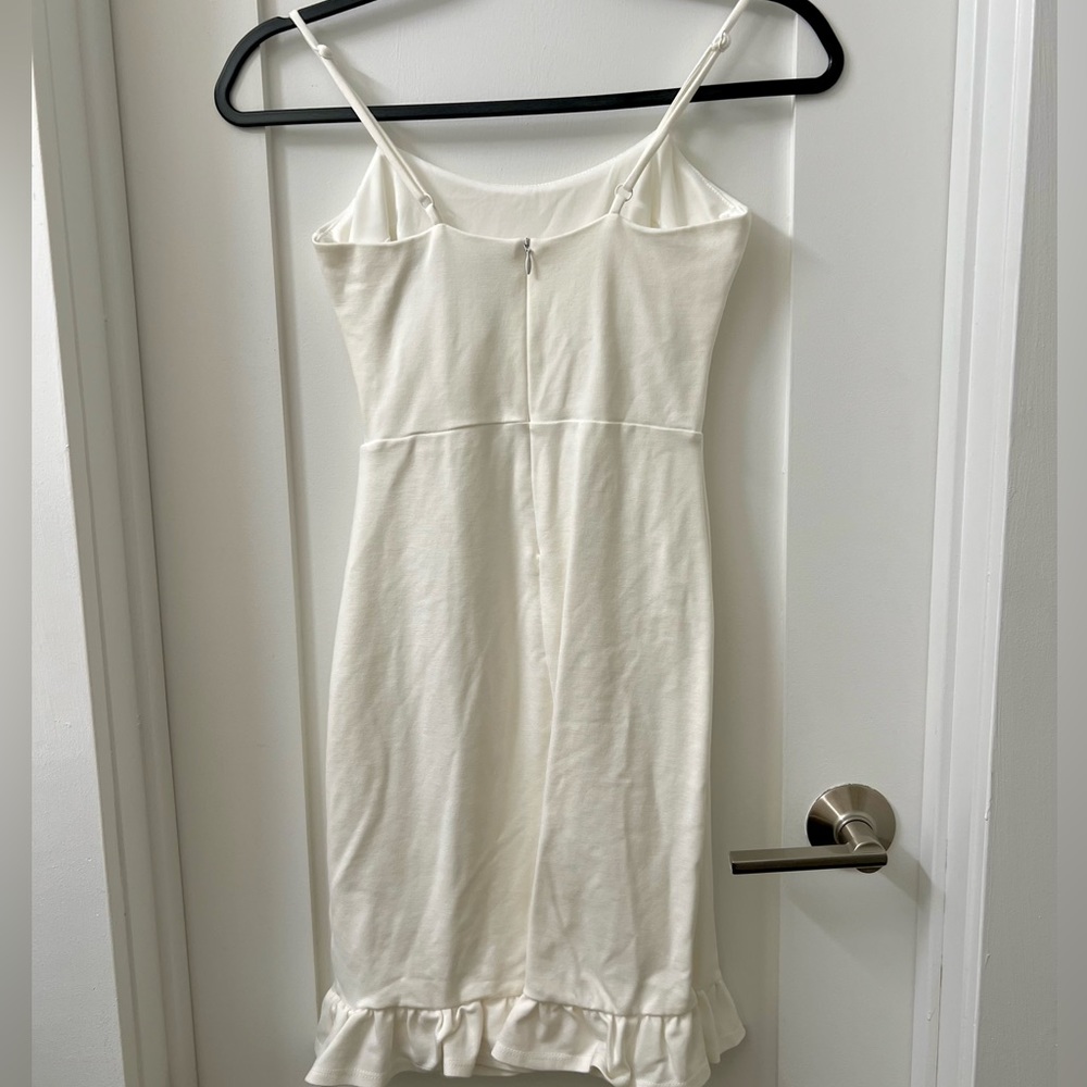 Lulus White Ruffled Bodycon Dress - Picture 5 of 5